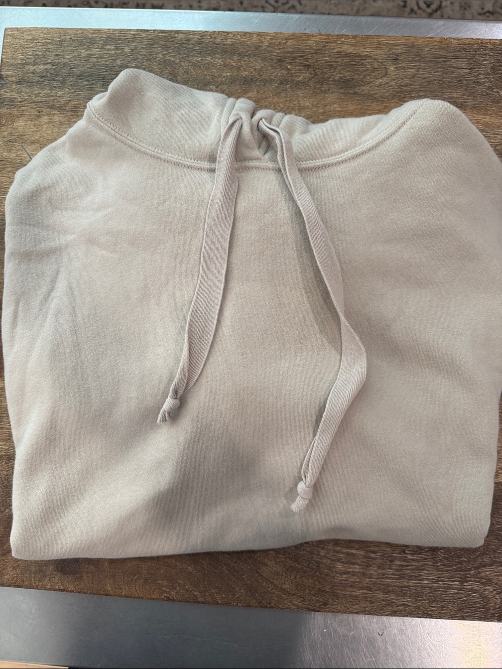 American Eagle Amazingly Soft Neutral Hoodie - Light Taupe - Picture 4 of 4